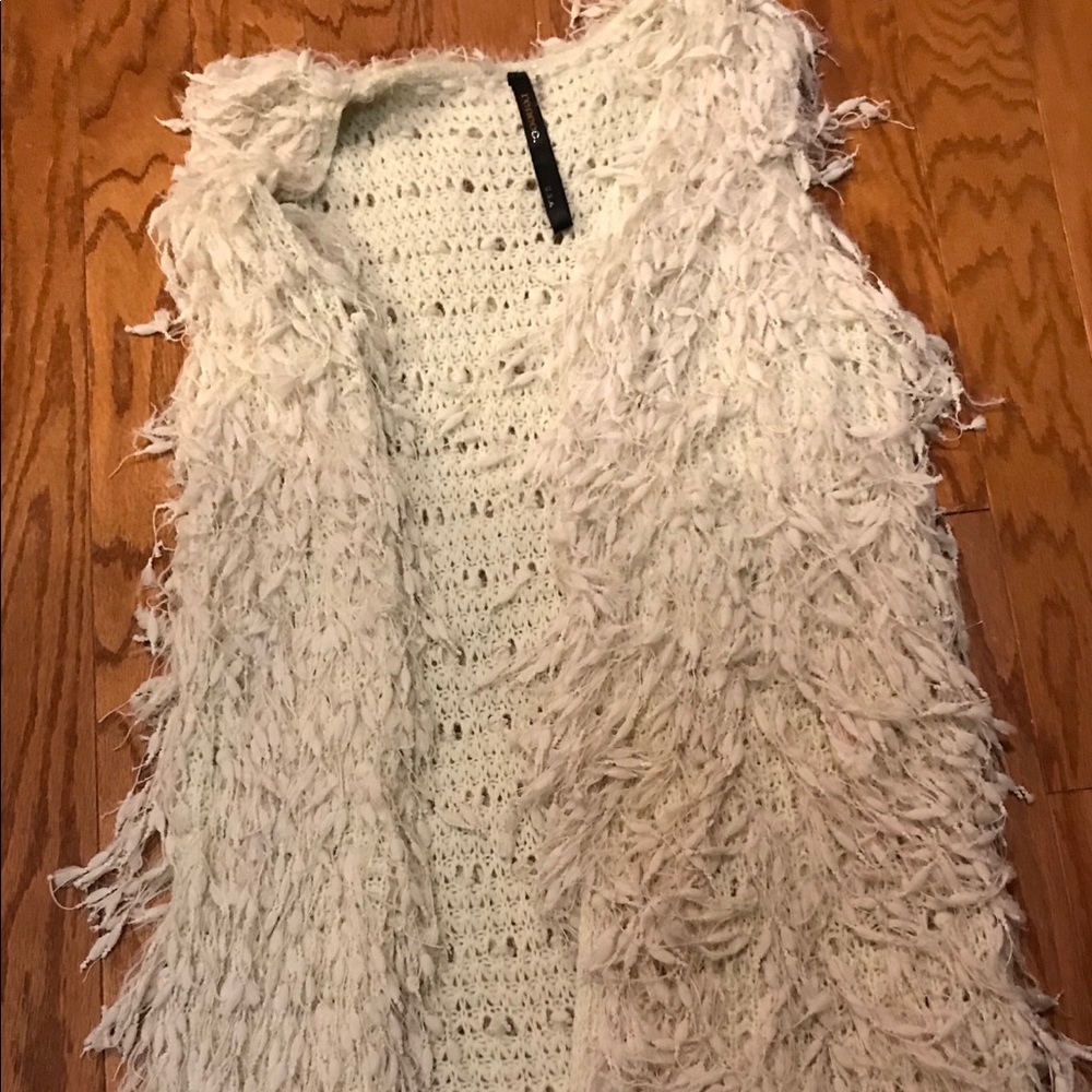 Faux fur vest